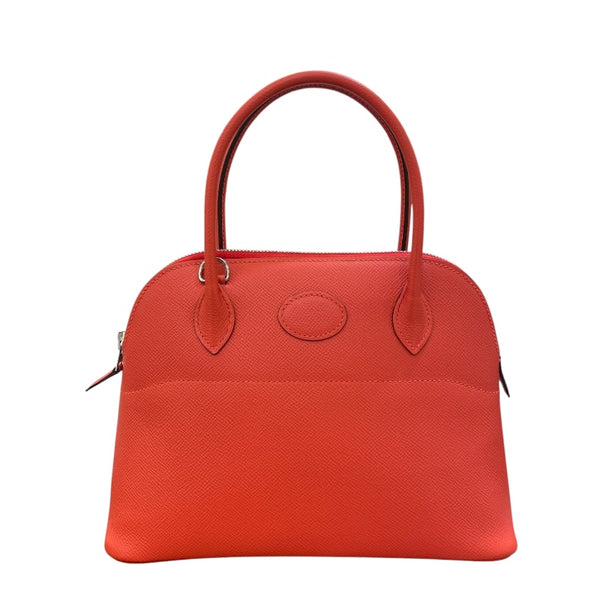 エルメス HERMES ボリード27 Z刻印 ローズテキサス/SV金具 エプソン レディース ハンドバッグ