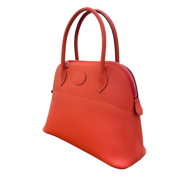 エルメス HERMES ボリード27 Z刻印 ローズテキサス/SV金具 エプソン レディース ハンドバッグ