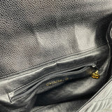 シャネル CHANEL マトラッセ ショルダーバッグ 2番台 ブラック ゴールド金具 キャビアスキン レディース ショルダーバッグ