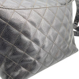 シャネル CHANEL マトラッセ ショルダーバッグ 2番台 ブラック ゴールド金具 キャビアスキン レディース ショルダーバッグ