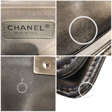 シャネル CHANEL ボーイシャネル２５ ブラック・シルバー金具 カーフ/フィヨルドステッチ レディース ショルダーバッグ
