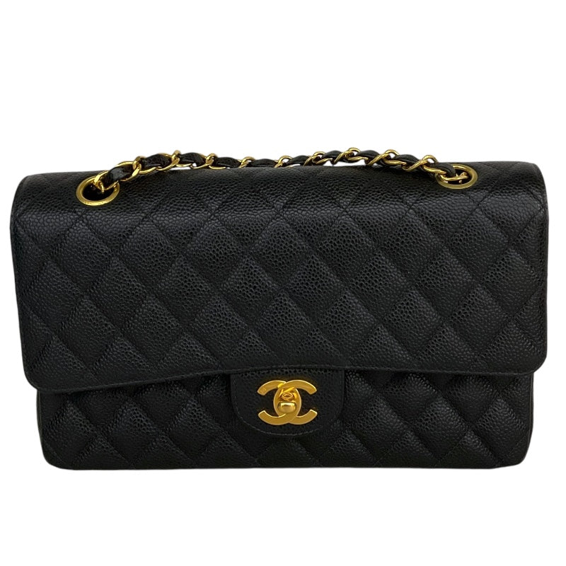 シャネル CHANEL マトラッセチェーンショルダー A01112 ブラック/ゴールド金具 キャビア レディース ショルダーバッグ