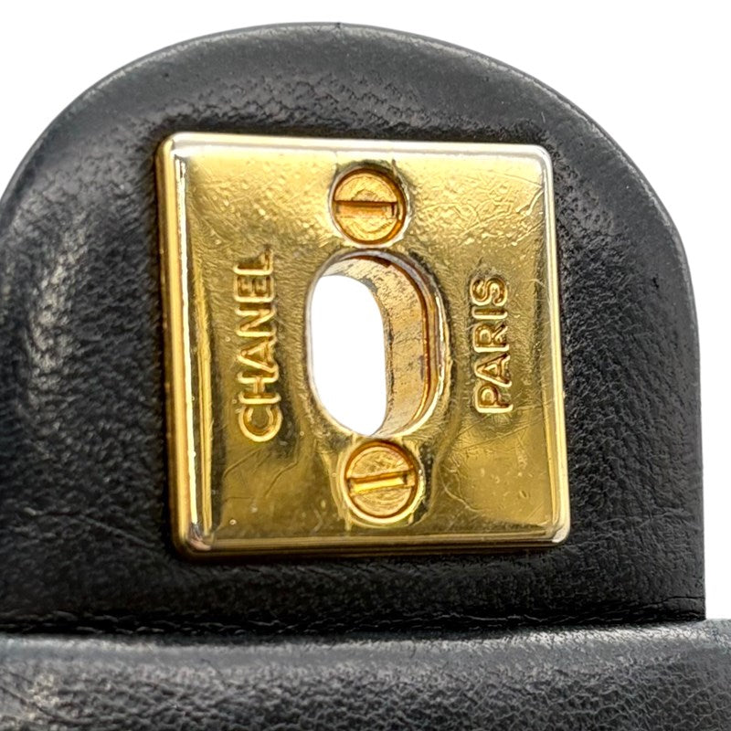 シャネル CHANEL マトラッセ20 A01163 ブラック ゴールド金具 ラムスキン レディース ショルダーバッグ