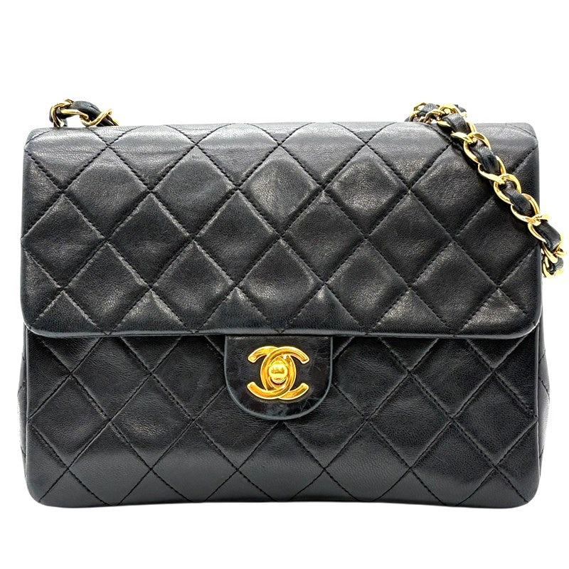 シャネル CHANEL マトラッセ20 A01163 ブラック ゴールド金具 ラムスキン レディース ショルダーバッグ