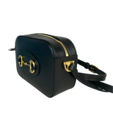グッチ GUCCI ホースビット1955ミニショルダーバッグ 760196 ブラック レザー レディース ショルダーバッグ