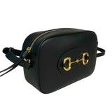 グッチ GUCCI ホースビット1955ミニショルダーバッグ 760196 ブラック レザー レディース ショルダーバッグ