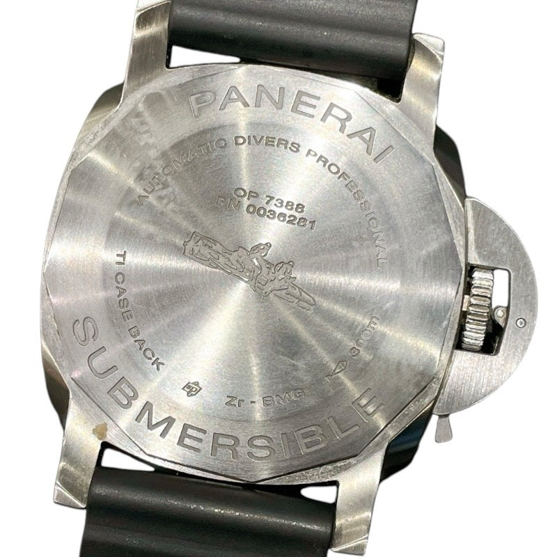 パネライ PANERAI サブマーシブル  PAM00799 ブラック チタン/カーボン 自動巻き メンズ 腕時計