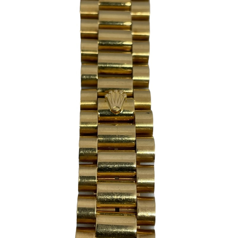 ロレックス ROLEX デイデイト36 ウォールナット 18038 ウォールナット K18YG 自動巻き メンズ 腕時計