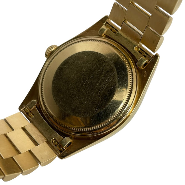 ロレックス ROLEX デイデイト36 ウォールナット 18038 ウォールナット K18YG 自動巻き メンズ 腕時計