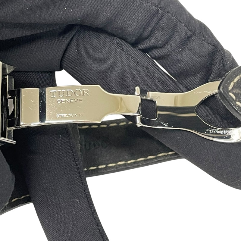チューダー/チュードル TUDOR ブラックベイ クロノグラフ S&G 79363 SS/金メッキ 自動巻き メンズ 腕時計