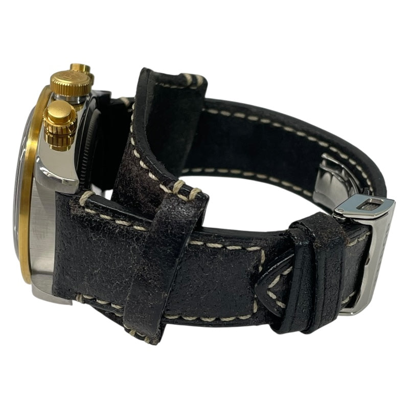 チューダー/チュードル TUDOR ブラックベイ クロノグラフ S&G 79363 SS/金メッキ 自動巻き メンズ 腕時計