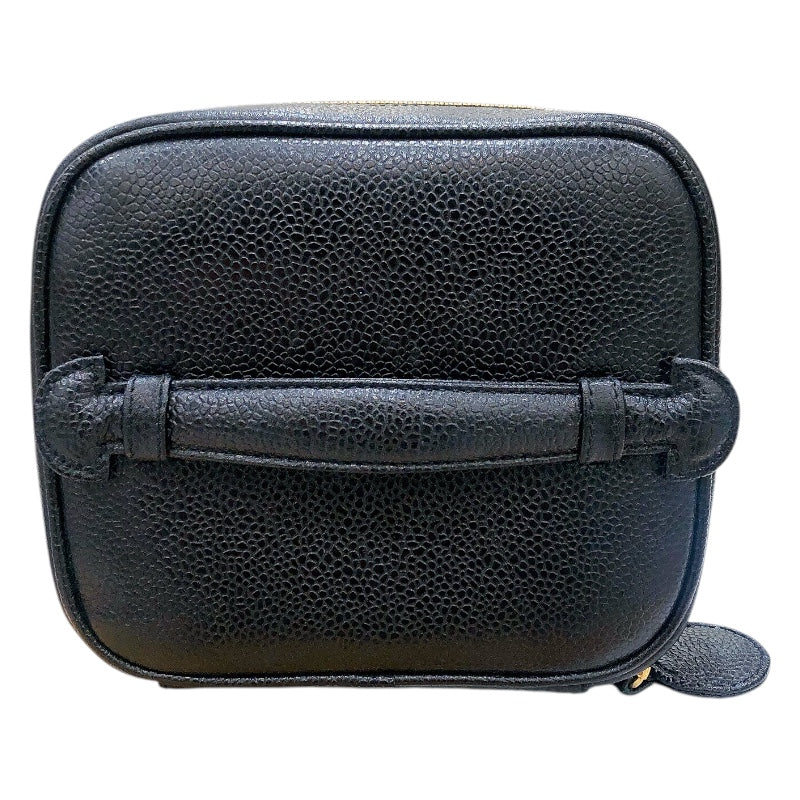 シャネル CHANEL バニティ A01998 ブラック/ゴールド金具 キャビア レディース ハンドバッグ
