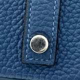 エルメス HERMES バーキン30 D刻印 ディープブルー シルバー金具 トゴ レディース ハンドバッグ