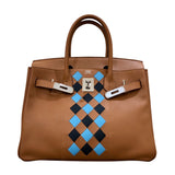 エルメス HERMES バーキン30トレザーシュ D刻印 ゴールド/SV金具 スイフト レディース ハンドバッグ