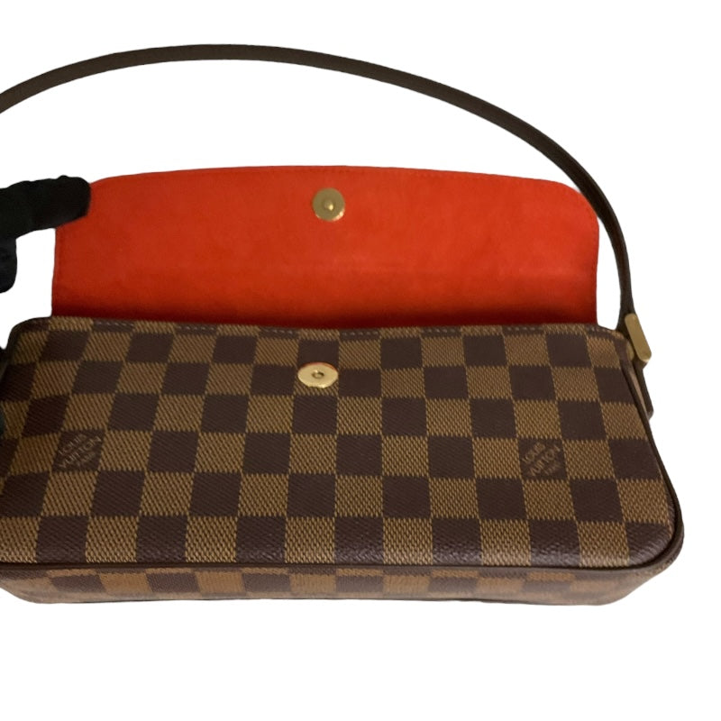 ルイ・ヴィトン LOUIS VUITTON レコレータ N51299 ブラウン/ゴールド金具 ダミエ レディース ハンドバッグ