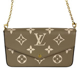 ルイ・ヴィトン LOUIS VUITTON ポシェット・フェリシー M82610 ベージュ/ゴールド金具 モノグラム レディース ショルダーバッグ