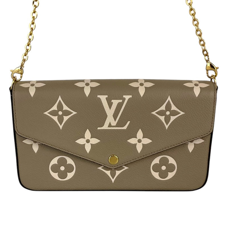 ルイ・ヴィトン LOUIS VUITTON ポシェット・フェリシー M82610 ベージュ/ゴールド金具 モノグラム レディース ショルダー |  中古ブランドリユースショップ OKURA(おお蔵)