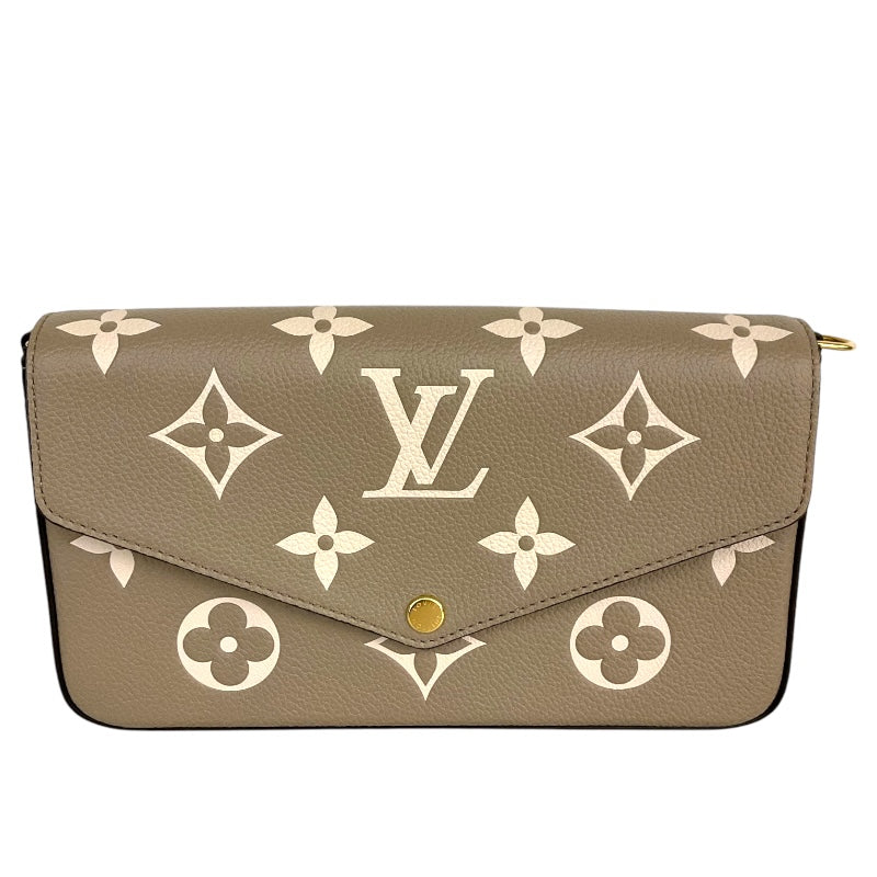 ルイ・ヴィトン LOUIS VUITTON ポシェット・フェリシー M82610 ベージュ/ゴールド金具 モノグラム レディース ショルダーバッグ