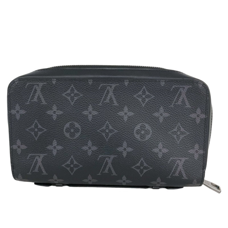 ルイ・ヴィトン LOUIS VUITTON ジッピーXL M61698 エクリプス モノグラム・エクリプス キャンバス メンズ 長財布