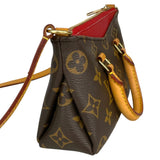 ルイ・ヴィトン LOUIS VUITTON ナノパラス M61254 ブラウン/スリーズ モノグラムキャンバス レディース ショルダーバッグ