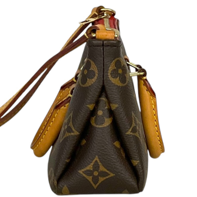ルイ・ヴィトン LOUIS VUITTON ナノパラス M61254 ブラウン/スリーズ モノグラムキャンバス レディース ショルダーバッグ