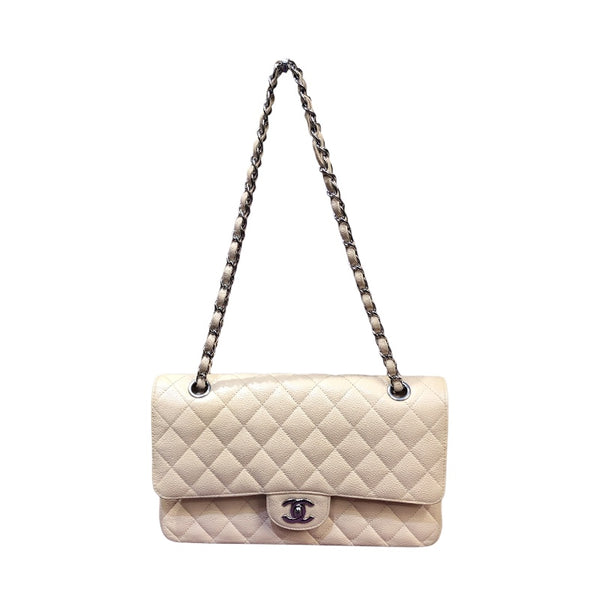 シャネル CHANEL マトラッセ25 A01112 シルバー金具 キャビアスキン レディース ショルダーバッグ