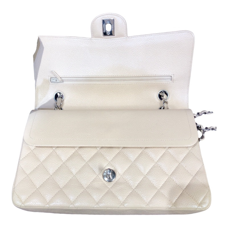 シャネル CHANEL マトラッセ25 A01112 シルバー金具 キャビアスキン レディース ショルダーバッグ