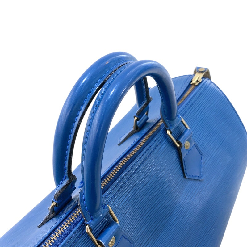 ルイ・ヴィトン LOUIS VUITTON スピーディ30 M43005 トレドブルー/ゴールド金具 エピレザー ユニセックス ボストンバッグ