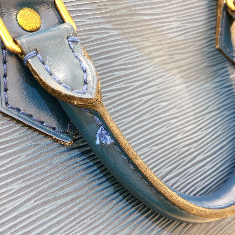 ルイ・ヴィトン LOUIS VUITTON スピーディ30 M43005 トレドブルー/ゴールド金具 エピレザー ユニセックス ボストンバッグ