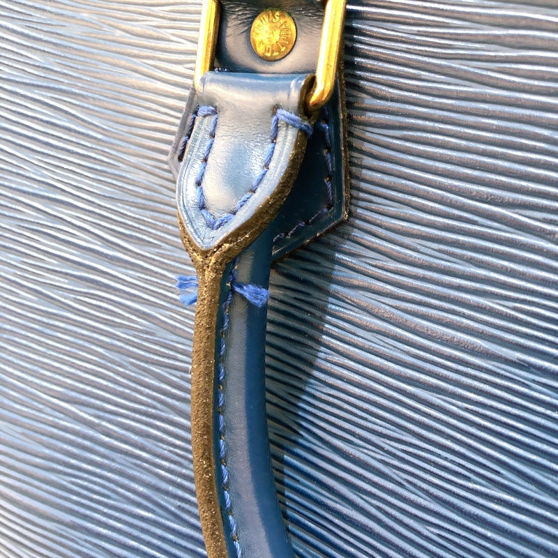 ルイ・ヴィトン LOUIS VUITTON スピーディ30 M43005 トレドブルー/ゴールド金具 エピレザー ユニセックス ボストンバッグ
