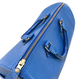ルイ・ヴィトン LOUIS VUITTON スピーディ30 M43005 トレドブルー/ゴールド金具 エピレザー ユニセックス ボストンバッグ