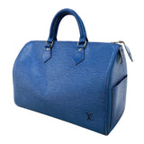 ルイ・ヴィトン LOUIS VUITTON スピーディ30 M43005 トレドブルー/ゴールド金具 エピレザー ユニセックス ボストンバッグ