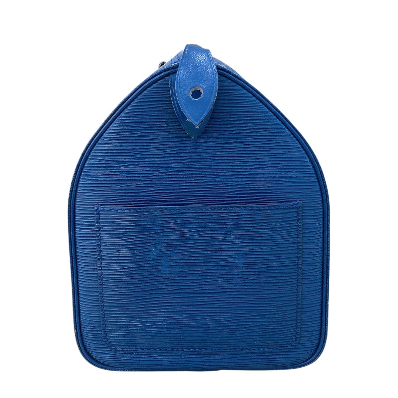 ルイ・ヴィトン LOUIS VUITTON スピーディ30 M43005 トレドブルー/ゴールド金具 エピレザー ユニセックス ボストンバッグ