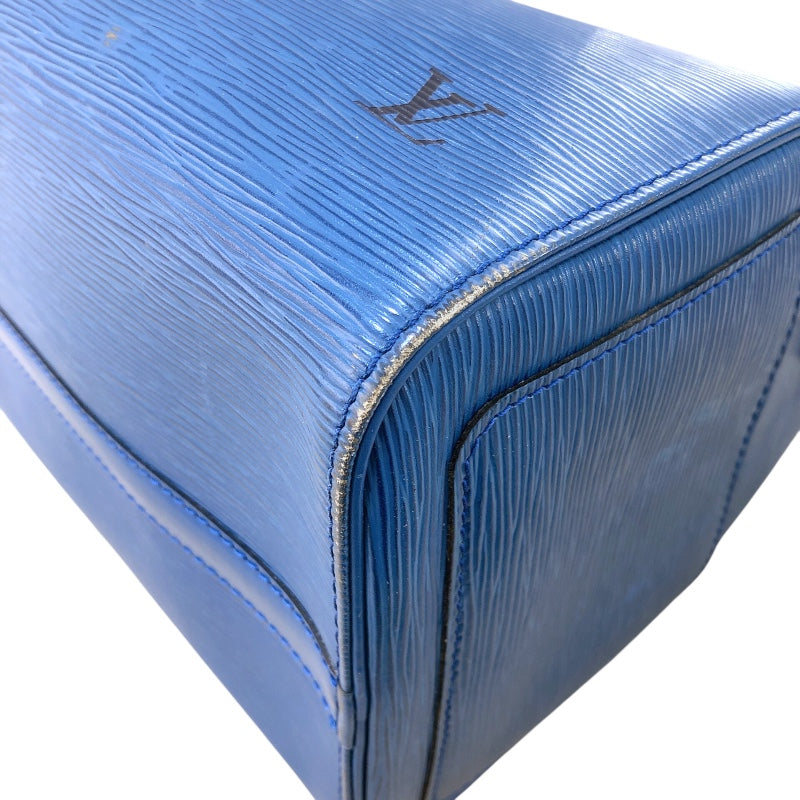 ルイ・ヴィトン LOUIS VUITTON スピーディ30 M43005 トレドブルー/ゴールド金具 エピレザー ユニセックス ボストンバッグ