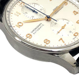 インターナショナルウォッチカンパニー IWC ポルトキーゼ クロノグラフ IW371604 シルバー SS 自動巻き メンズ 腕時計