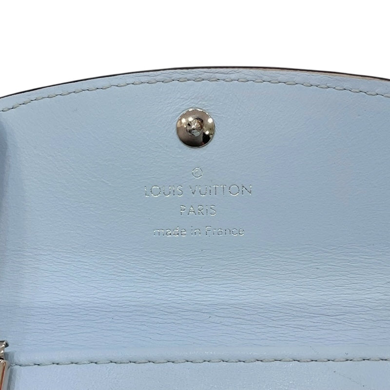 ルイ・ヴィトン LOUIS VUITTON ミュルティクレ４ M83504 ミネラルブルー マヒナレザー レディース キーケース