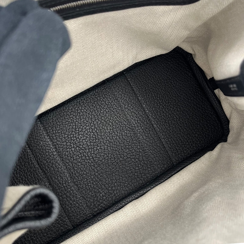 エルメス HERMES ガーデンパーティTPM W刻印 ブラック シルバー金具 ネゴンダ レディース トートバッグ
