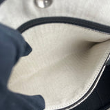 エルメス HERMES ガーデンパーティTPM W刻印 ブラック シルバー金具 ネゴンダ レディース トートバッグ