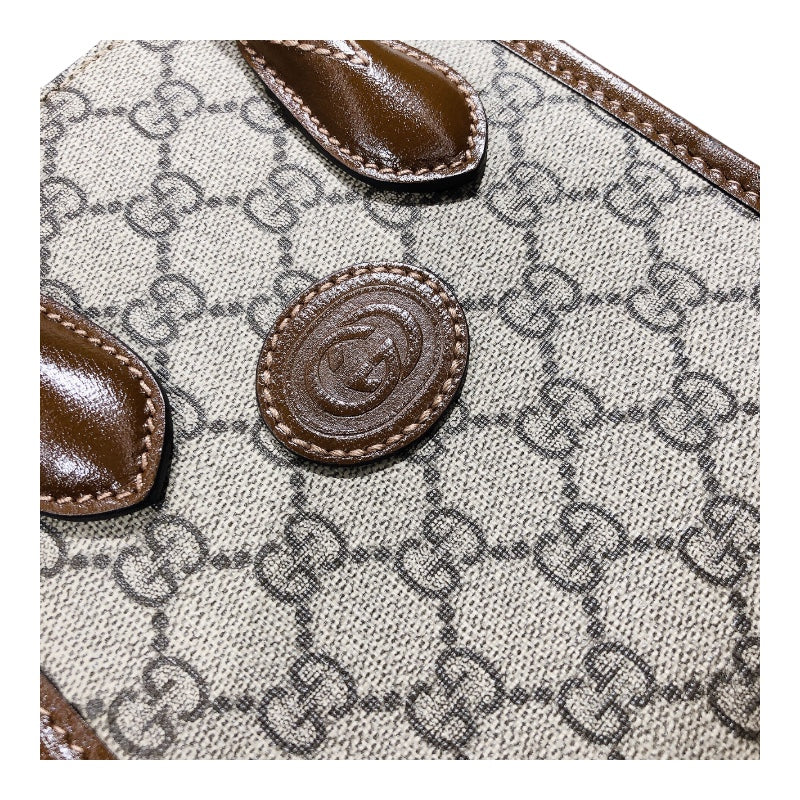 グッチ GUCCI インターロッキングG ミニバッグ 671623 ベージュ