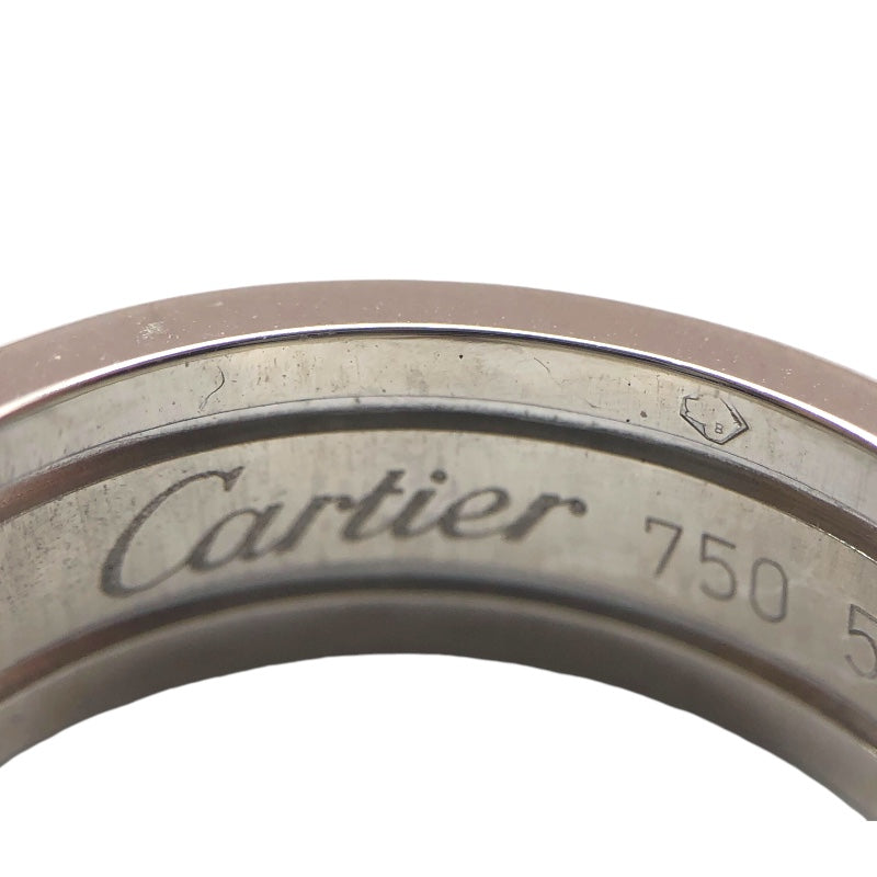 カルティエ Cartier C2リング SM K18ホワイトゴールド ジュエリー