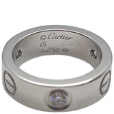 カルティエ Cartier ラブリングハーフダイヤ3P 750WG ジュエリー