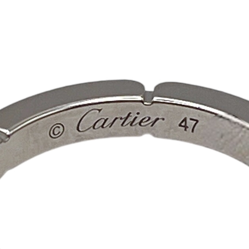 カルティエ Cartier マイヨンパンテールリング 1ロウハーフダイヤ 750WG ジュエリー