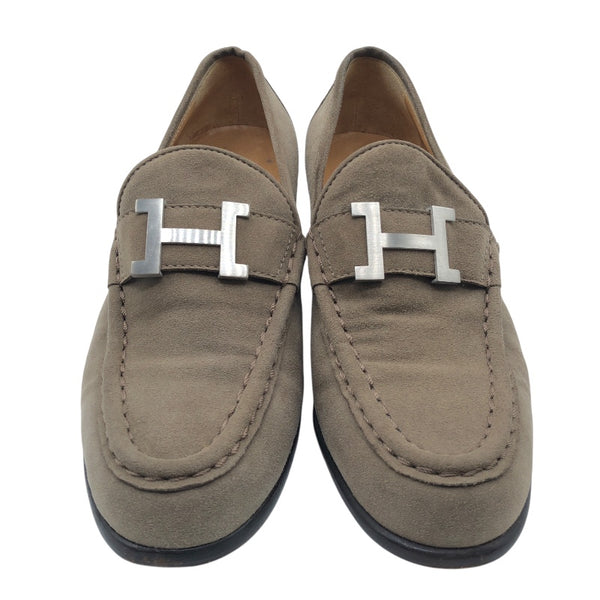 エルメス HERMES コンスタンススエードローファー ベージュ　 スウェード レディース ローファー