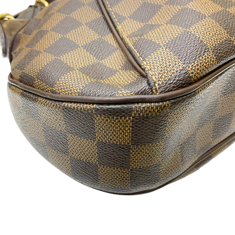 ルイ・ヴィトン LOUIS VUITTON テムズGM N48181 エベヌ ダミエ・キャンバス/レザー  レディース ショルダーバッグ