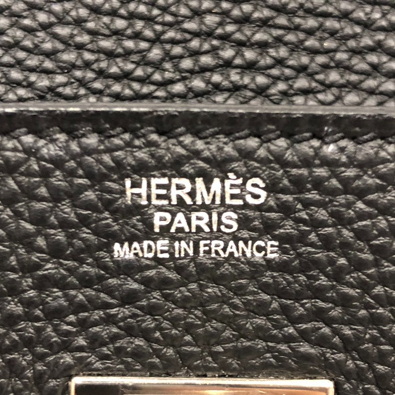 エルメス HERMES バーキン30 A刻 ブラック シルバー金具 トゴ レディース ハンドバッグ