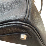 エルメス HERMES バーキン30 □L刻印 ブラック　シルバー金具 トゴ レディース ハンドバッグ