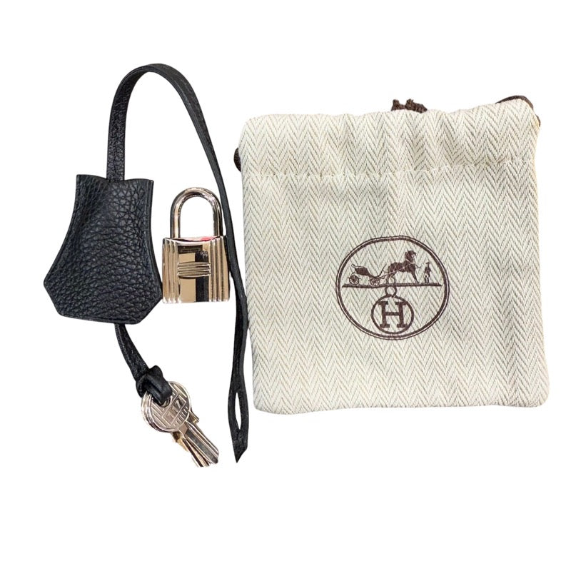 エルメス HERMES バーキン30 □L刻印 ブラック　シルバー金具 トゴ レディース ハンドバッグ
