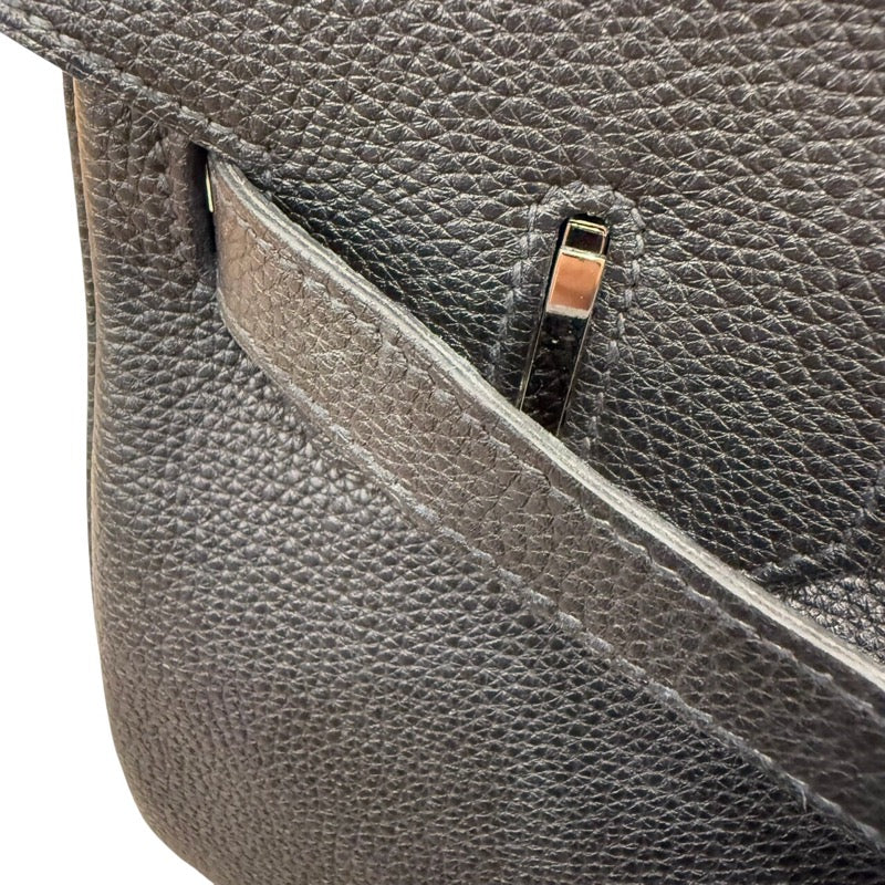 エルメス HERMES バーキン30 □L刻印 ブラック　シルバー金具 トゴ レディース ハンドバッグ