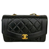 シャネル CHANEL ダイアナ22 A01164 ブラック/ゴールド金具 ラム レディース ショルダーバッグ