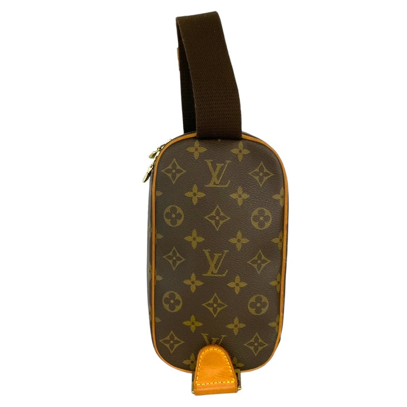 ルイ・ヴィトン LOUIS VUITTON ポシェットガンジュ M51870 ブラウン モノグラム レディース ボディバッグ